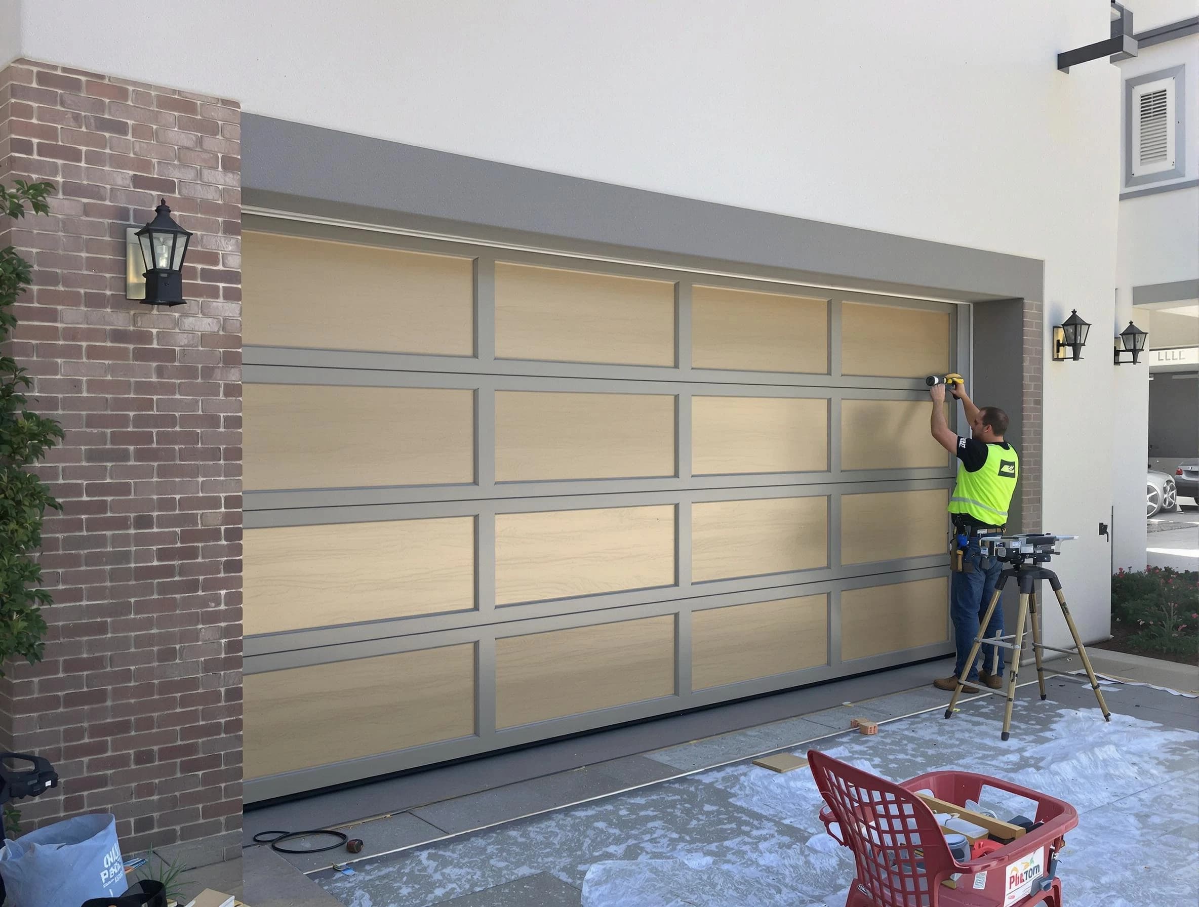 Garage door replacement service by Denver Garage Door Repair in Denver