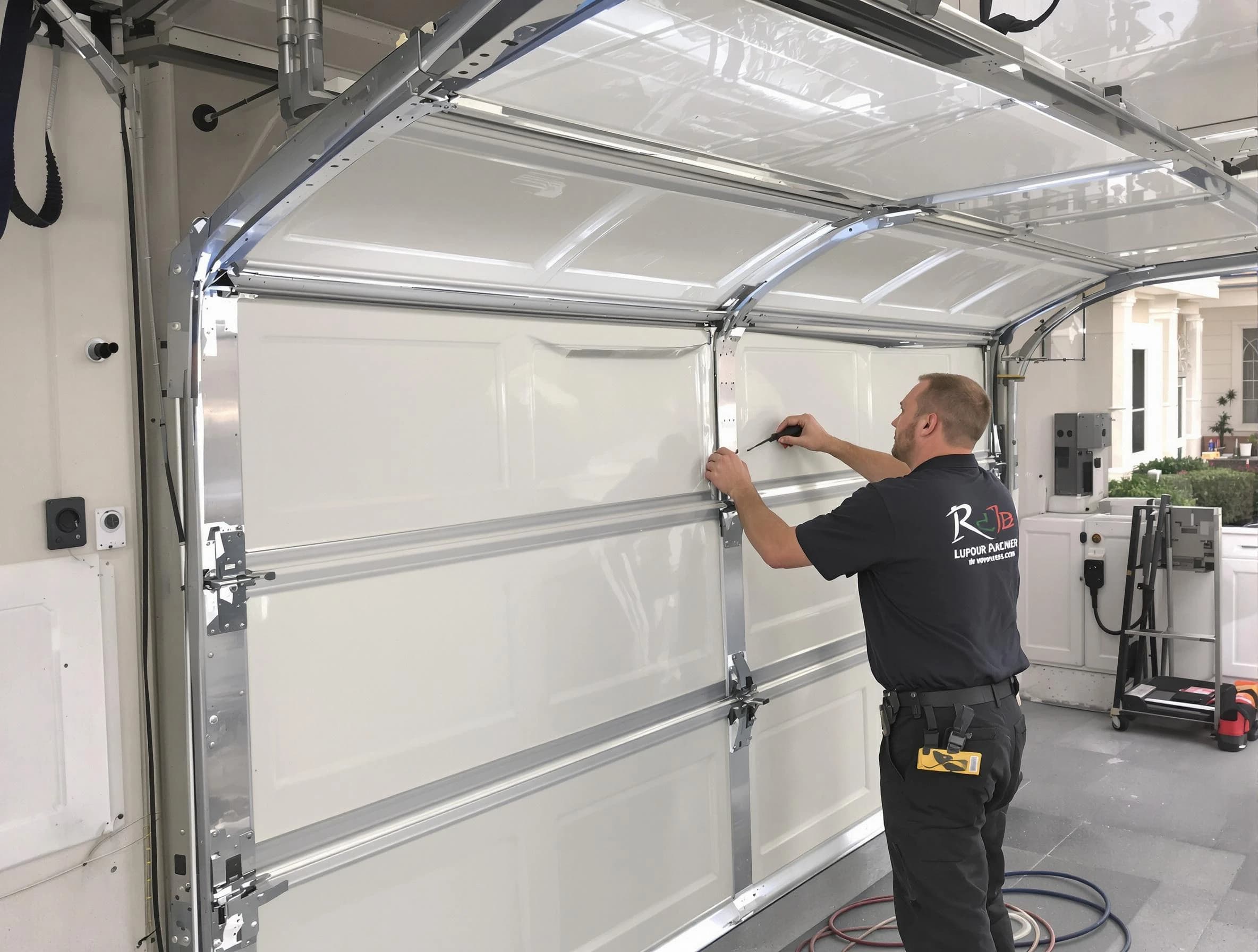 Denver Garage Door Repair professional performing panel repair in Denver