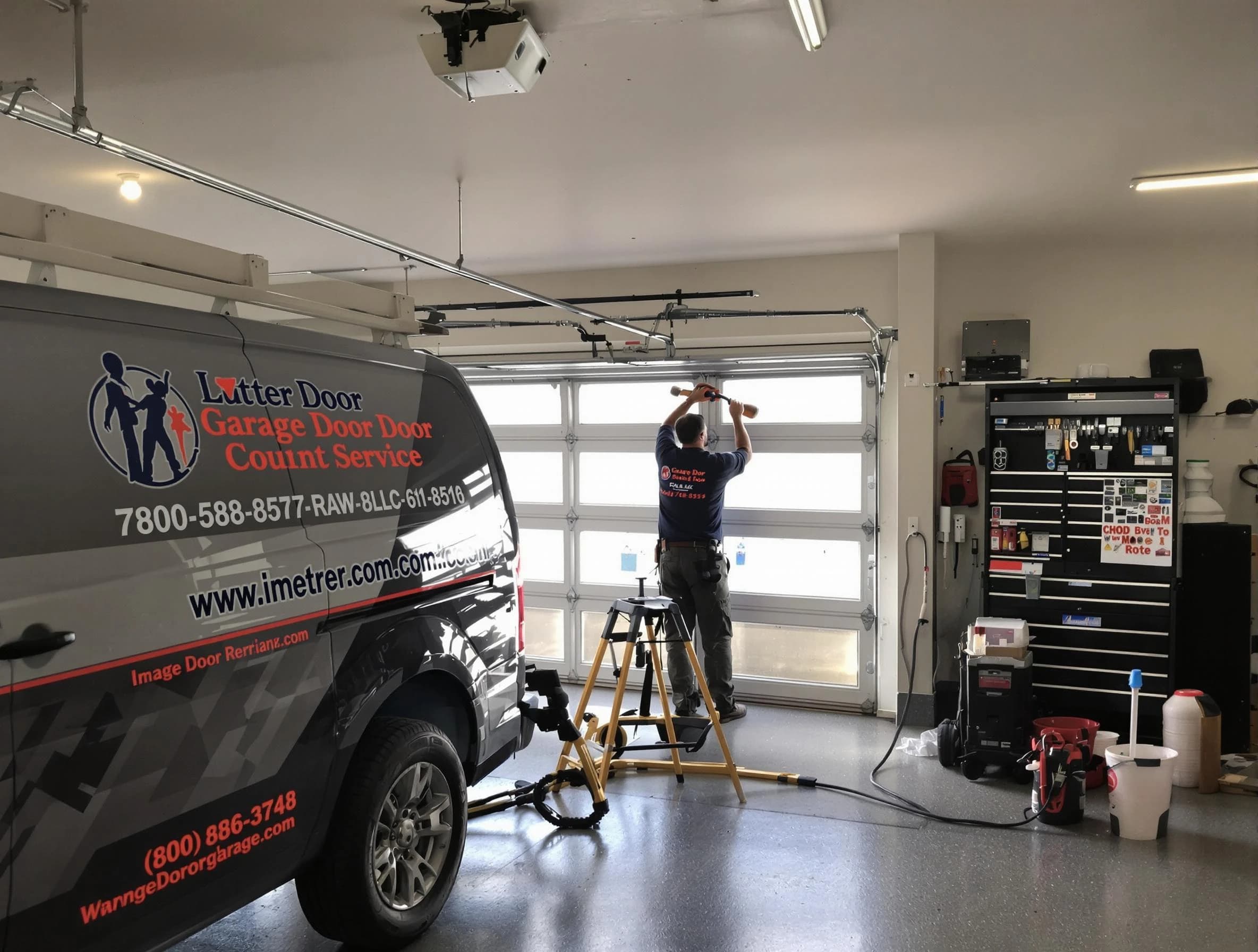 Denver Garage Door Repair rapid response team performing same-day repair in Denver