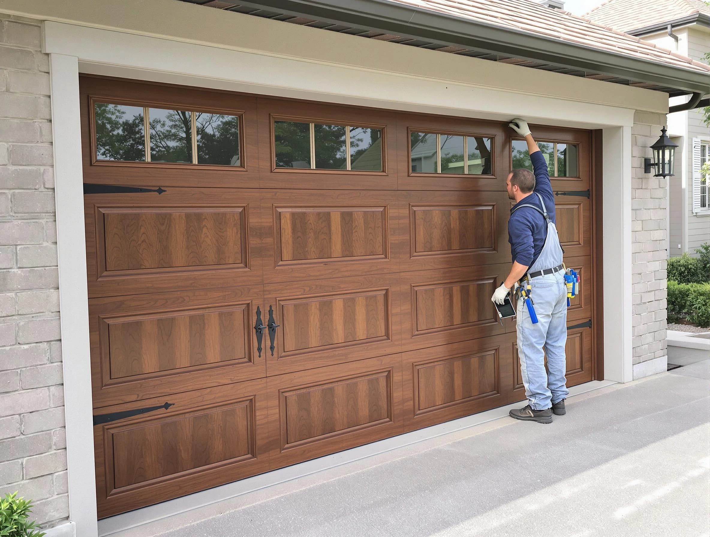 Custom garage door showcase by Denver Garage Door Repair in Denver