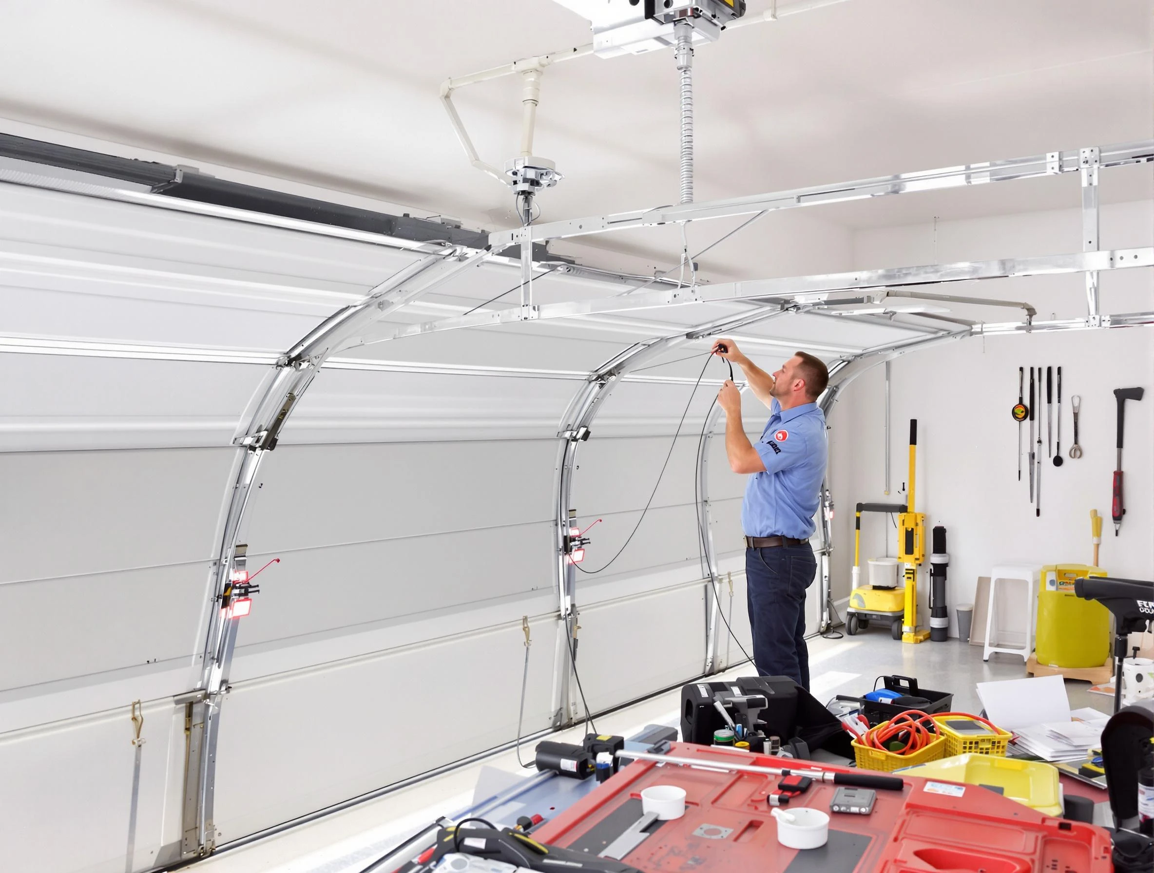 Garage door cable repair service by Denver Garage Door Repair in Denver