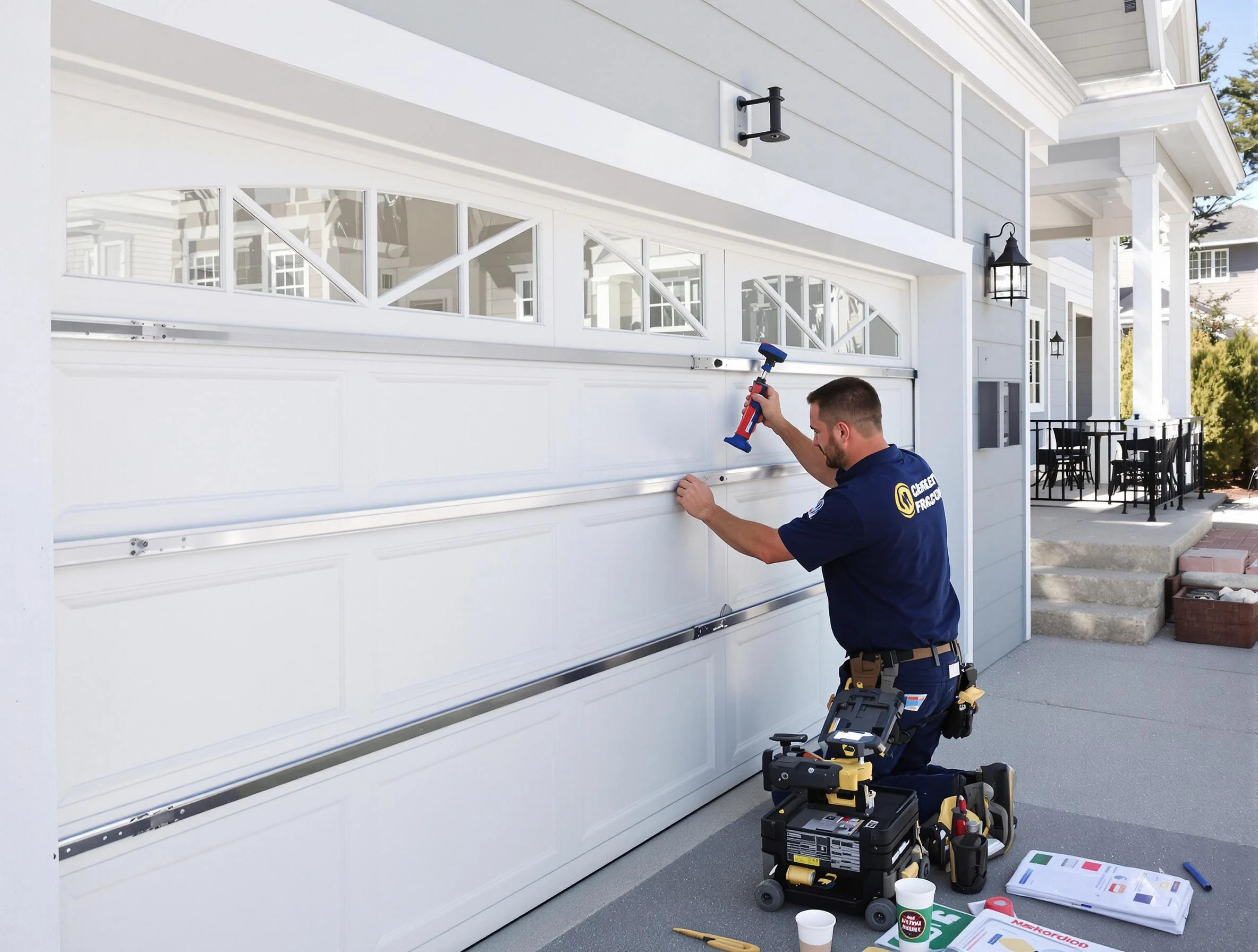 Professional garage door installation by Denver Garage Door Repair in Denver