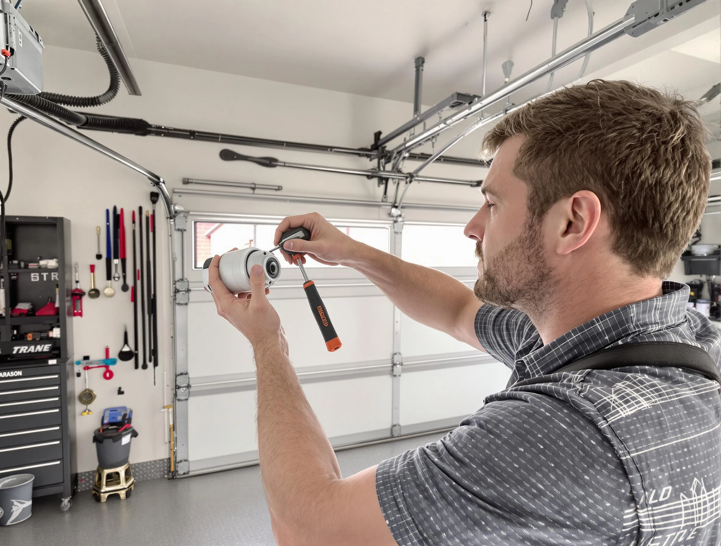 Garage door opener repair service by Denver Garage Door Repair in Denver